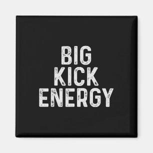 Imã Energia de Chute Grande de Kickboxing Engraçado