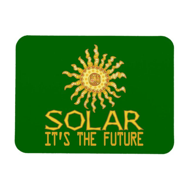 Ímã Energia solar (Horizontal)