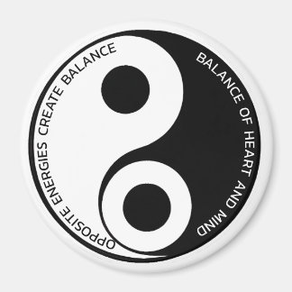 Imã Energias Opostas, Balança de Crio Yin Yang
