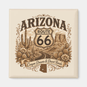 Imã Enfeite de Geladeira Estrada Histórica do Arizona