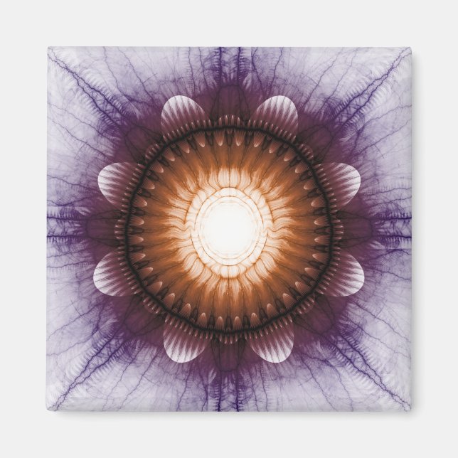 Imã Enfeite vermelho-místico brilhante (Frente)