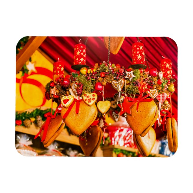 Ímã Enfeites de natal (Horizontal)