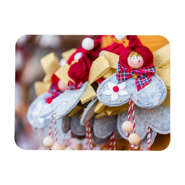 Ímã Enfeites de natal (Horizontal)