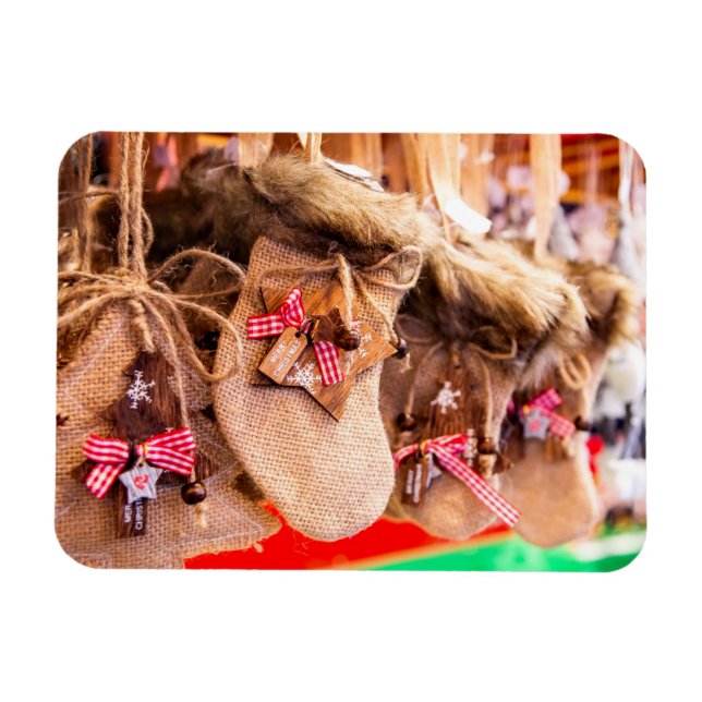 Ímã Enfeites de natal (Horizontal)