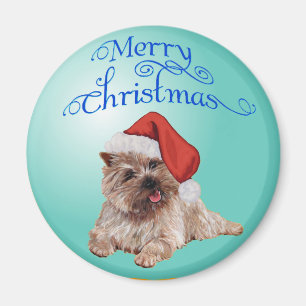 Imã Enfeites de natal de Cairn Terrier