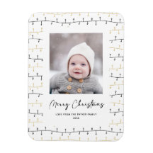 Enfeites de natal Dourados e divertidos, branco si