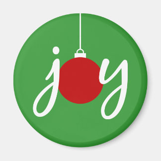 Imã Enfeites de natal Joy Holiday Magnet