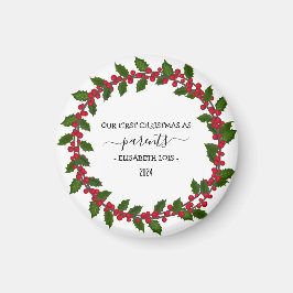 Imã Enfeites de natal personalizado para presentes de 