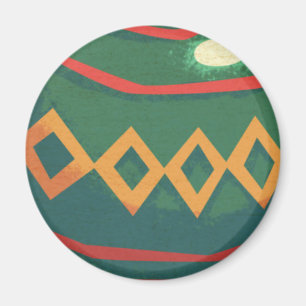 Imã Enfeites de natal Vermelhos e Verdes