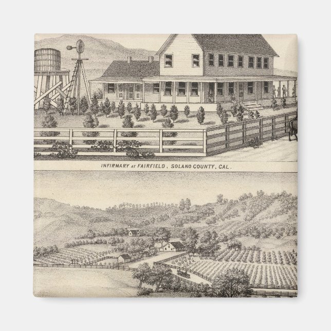 Imã Enfermaria, residências (Frente)