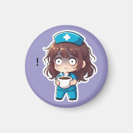 Imã Enfermeira Chibi Original 2.0 - Esgotamento Total