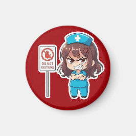 Imã Enfermeira Chibi Original 2.0 - Modo Foco