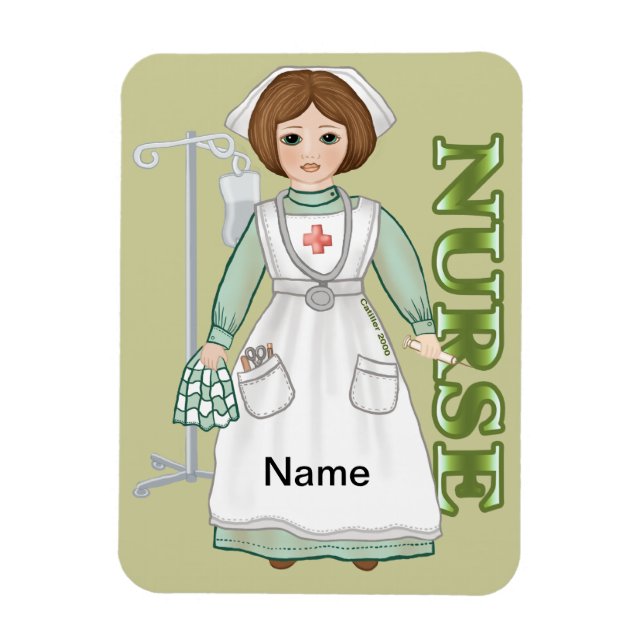 Ímã enfermeira curadora (Vertical)