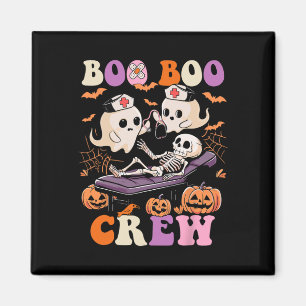 Imã Enfermeira de Boo Halloween Ghost Skeleton Enferme