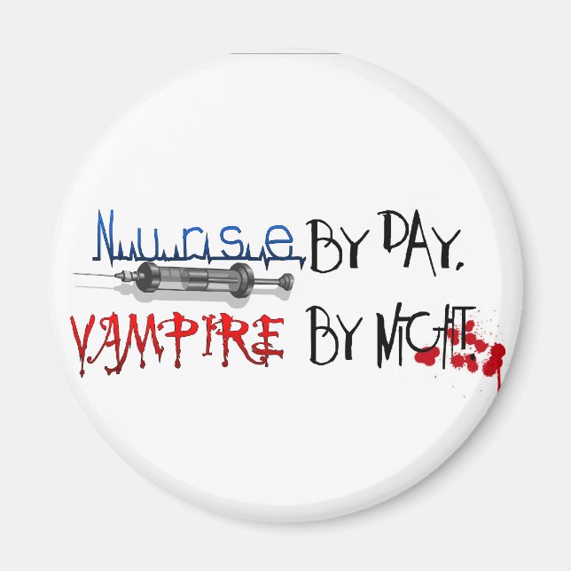 Imã Enfermeira de dia, Vampiro de noite (Frente)