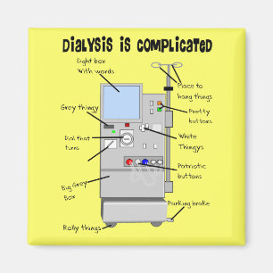 Imã Enfermeira de Diálise/Presentes Engraçados Tecnoló