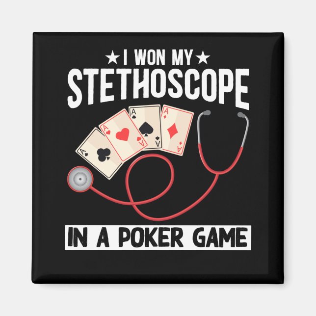 Imã Enfermeira de Piadas do estetoscópio engraçado Méd (Frente)