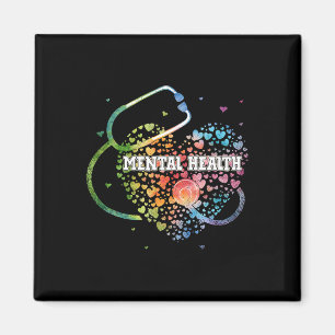 Imã Enfermeira de Saúde Mental Watercol Love Hearb Ste