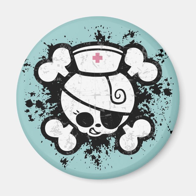 Imã Enfermeira Dolly Splat (Frente)