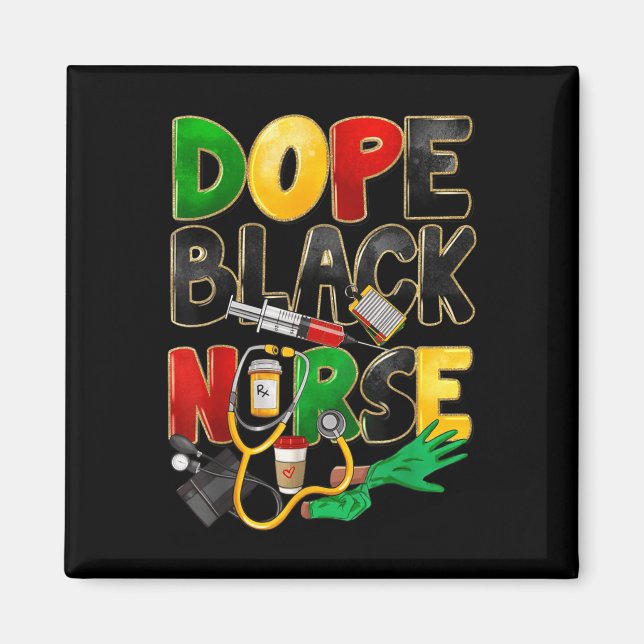 Imã Enfermeira Enfermeira Negra História Negra Mês N (Frente)