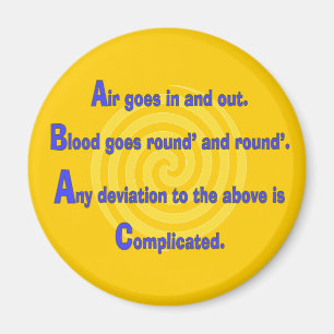 Imã Enfermeira engraçada ou presentes respiratórios 