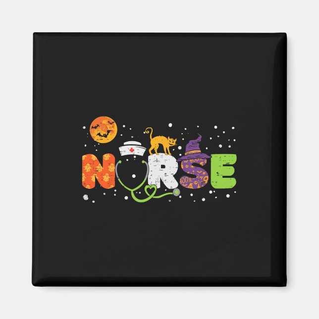 Imã Enfermeira Halloween Costume Stethoscope Pulsação (Frente)