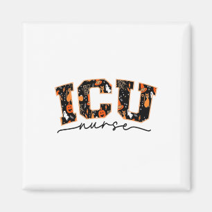 Imã Enfermeira Icu Enfermeira Halloween Cuidados Críti