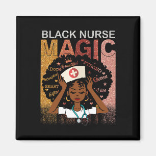 Imã Enfermeira Negra Magia Afro Melanin Rainha Negra