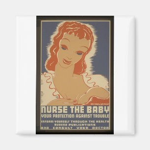 Imã Enfermeira o ímã Bebê