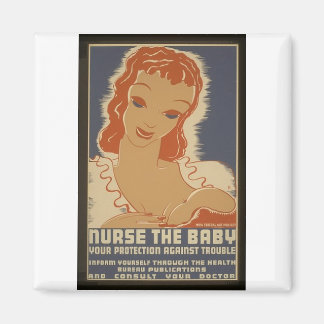 Imã Enfermeira o ímã Bebê