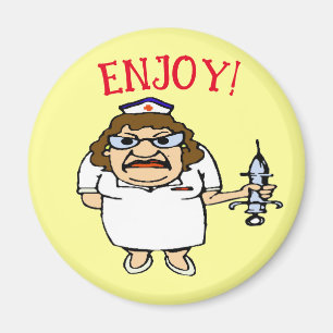 Imã Enfermeira velha se inclina