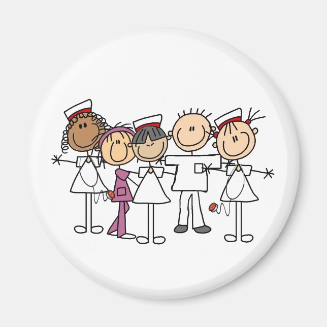 Imã Enfermeiras Semanas de T-shirts e presentes (Frente)