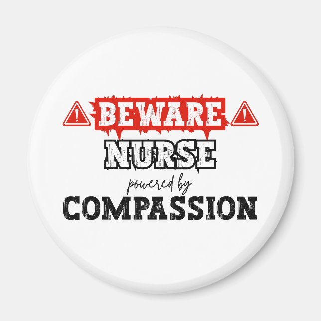 Imã Enfermeiro Com Compaixão | Enfermeiros e cuidados  (Frente)