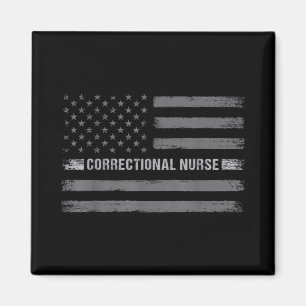 Imã Enfermeiro correcional norte-americano Flag Vintag