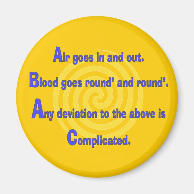 Imã Enfermeiro Enfermeiro Engraçado ou Presentes de Te (Frente)