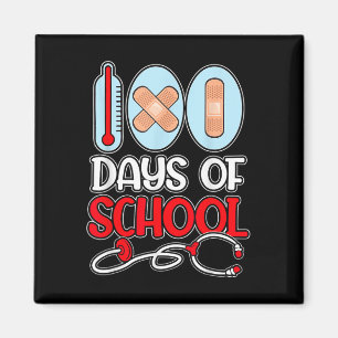 Imã Enfermeiro escolar 100 dias de estetoscópio de amo