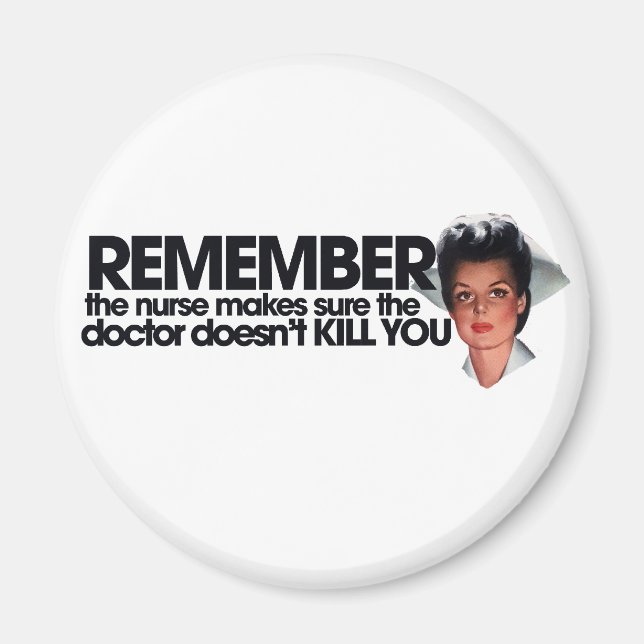 Imã Enfermeiro Humor (Frente)