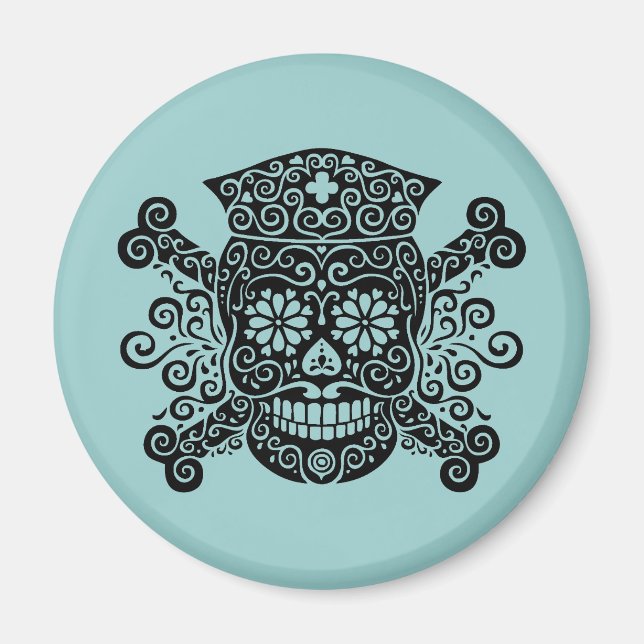 Imã Enfermeiro Pirata Antiquado (Frente)