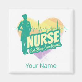 Imã Enfermeiro Pulso Vintage Graduação Enfermeiro Esco