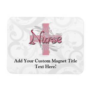 Ímã Enfermeiro Rosa Cruzado/Rodo