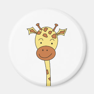 Imã Enfrentar do girafa envia. Desenhos animados