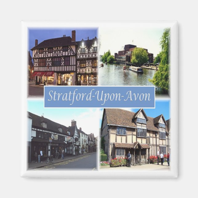 Imã ENG060 STRATFORD UPON AVON, Inglaterra Europa, Fri (Frente)