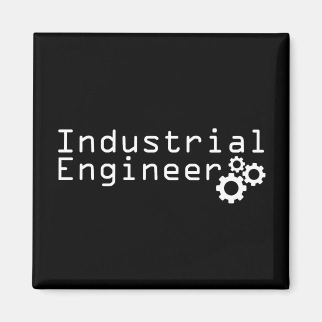Imã Engenharia Industrial Engenheiro Divertido (Frente)