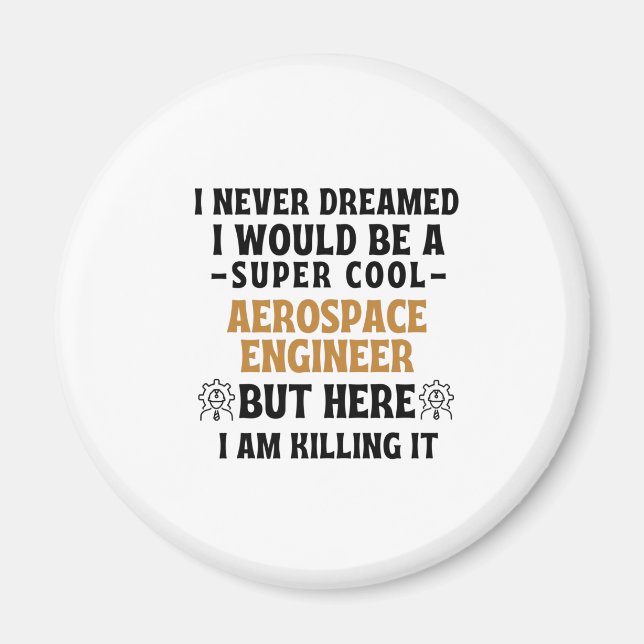 Imã Engenheiro AEROSPACE (Frente)