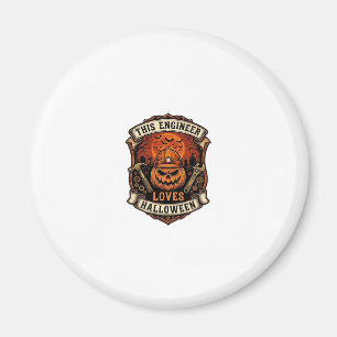 Imã Engenheiro Ama Abóbora de Halloween Capacete Marte