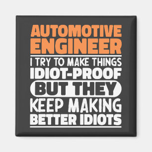 Imã Engenheiro Automóvel Eu Tento Engraçado