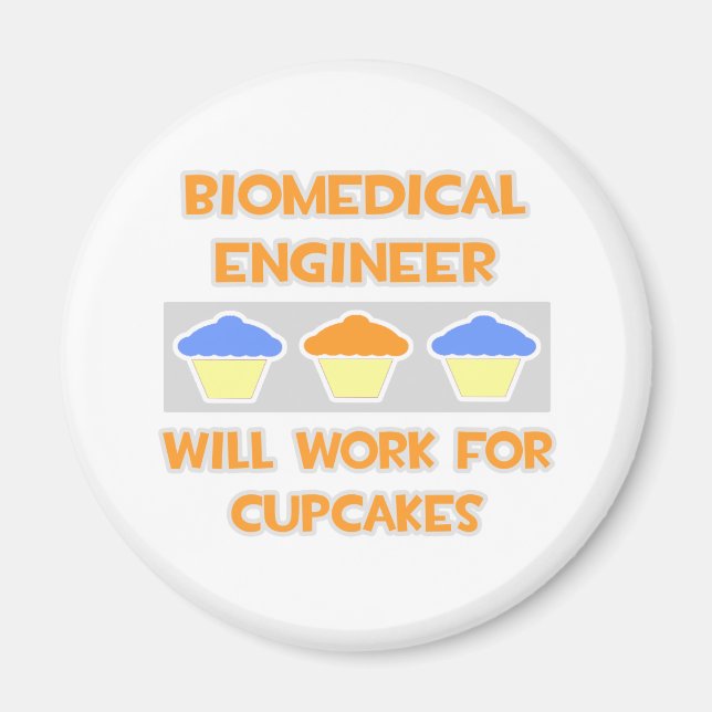 Imã Engenheiro biomédico ... Trabalhará Para Cupcakes (Frente)