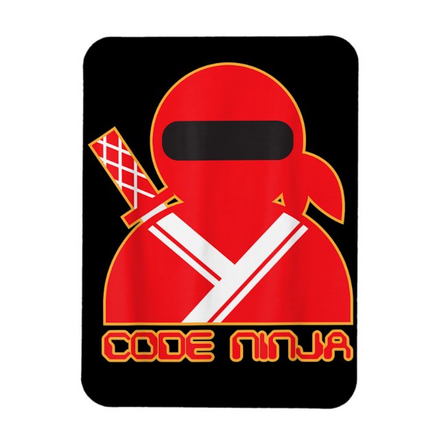Ímã Engenheiro de Codificação de Computadores Ninja -  (Vertical)