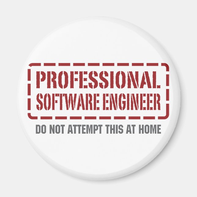 Imã Engenheiro de software profissional (Frente)