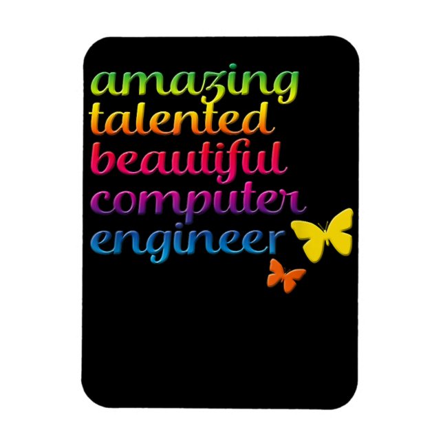 Ímã Engenheiro Engraçado do Computador | Engenharia de (Vertical)